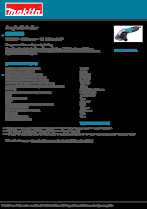 एंगल ग्राइंडर Makita GA5030