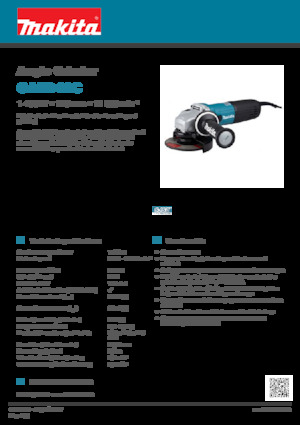 एंगल ग्राइंडर Makita GA5040C