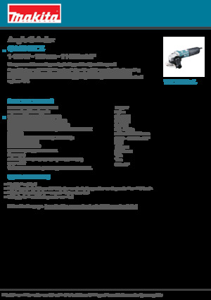 एंगल ग्राइंडर Makita GA5040CZ