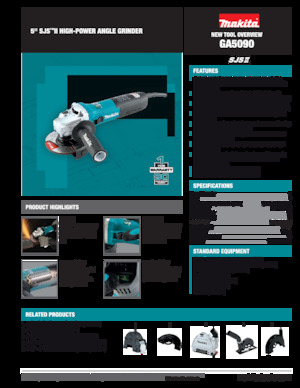 एंगल ग्राइंडर Makita GA5090