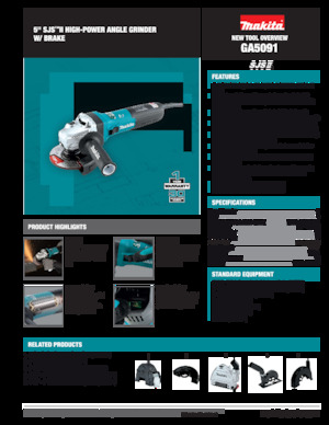 एंगल ग्राइंडर Makita GA5091