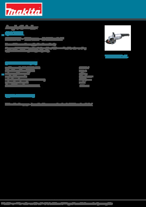 एंगल ग्राइंडर Makita GA7001