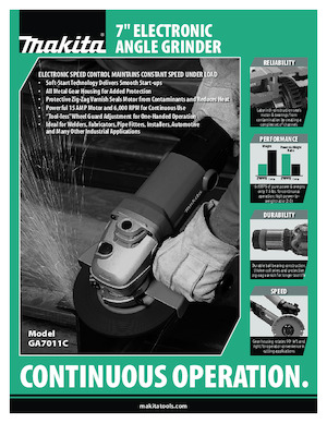 एंगल ग्राइंडर Makita GA7011C