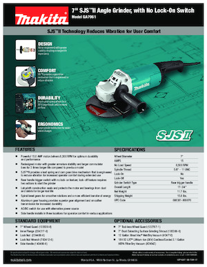 एंगल ग्राइंडर Makita GA7061 