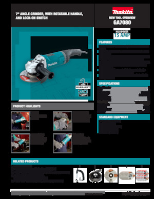 एंगल ग्राइंडर Makita GA7080
