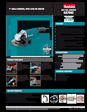 एंगल ग्राइंडर Makita GA7082
