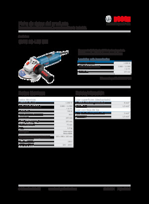 एंगल ग्राइंडर Bosch GWS 13-125 CIE