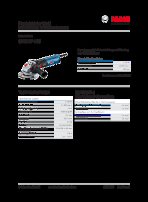 एंगल ग्राइंडर Bosch GWS 17-125