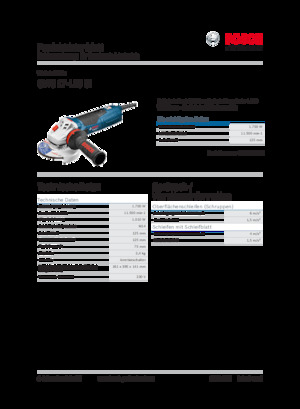 एंगल ग्राइंडर Bosch GWS 17-125 CI