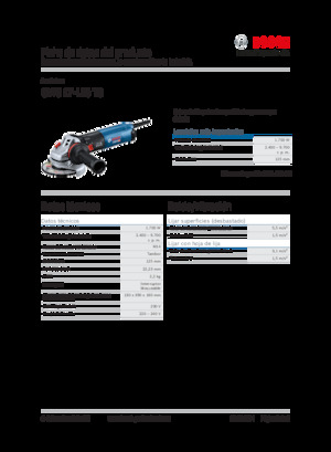 एंगल ग्राइंडर Bosch GWS 17-125 TS