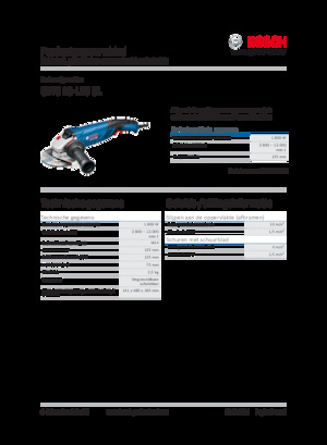 एंगल ग्राइंडर Bosch GWS 18-125 SL