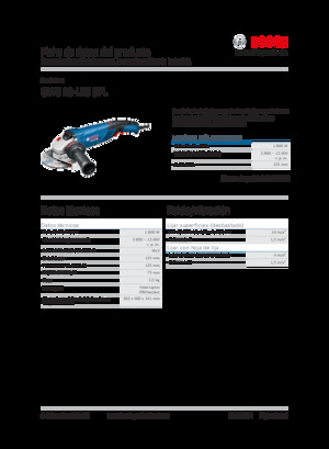 एंगल ग्राइंडर Bosch GWS 18-125 SPL