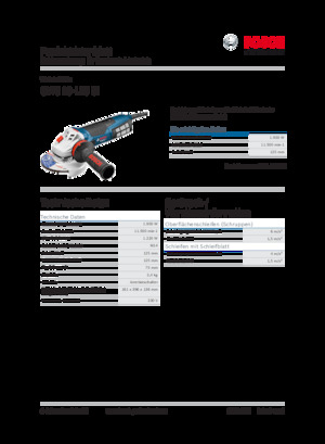 एंगल ग्राइंडर Bosch GWS 19-125 CI