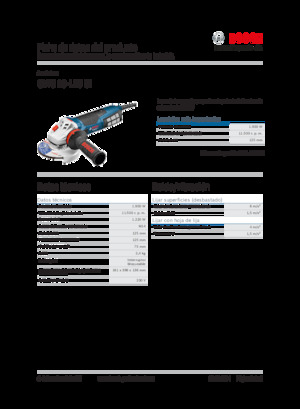 एंगल ग्राइंडर Bosch GWS 19-125 CI