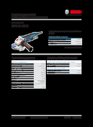एंगल ग्राइंडर Bosch GWS 19-125 CI