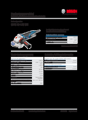 एंगल ग्राइंडर Bosch GWS 19-125 CIE