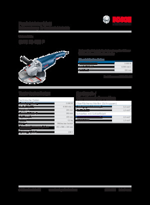 एंगल ग्राइंडर Bosch GWS 20-230 P