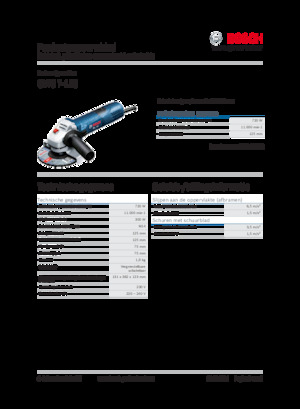 एंगल ग्राइंडर Bosch GWS 7-125