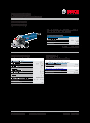 एंगल ग्राइंडर Bosch GWX 13-125 S