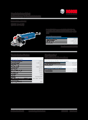 एंगल ग्राइंडर Bosch GWX 14-125