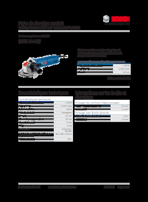 एंगल ग्राइंडर Bosch GWX 14-125