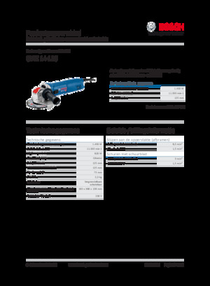 एंगल ग्राइंडर Bosch GWX 14-125