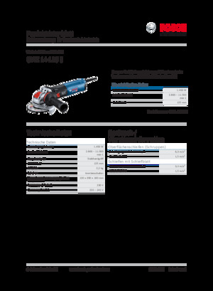 एंगल ग्राइंडर Bosch GWX 14-125 S