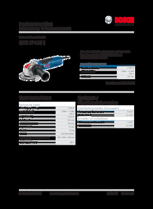 एंगल ग्राइंडर Bosch GWX 17-125 S