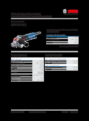 एंगल ग्राइंडर Bosch GWX 17-125 S