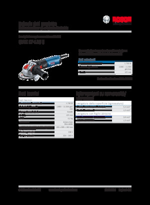 एंगल ग्राइंडर Bosch GWX 17-125 S