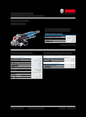 एंगल ग्राइंडर Bosch GWX 17-125 S
