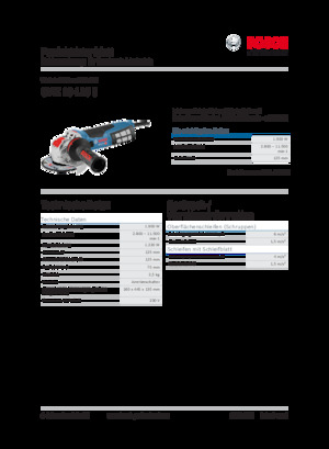 एंगल ग्राइंडर Bosch GWX 19-125 S