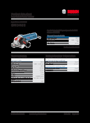 एंगल ग्राइंडर Bosch GWX 9-115 S