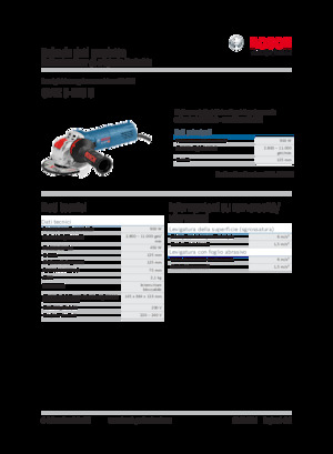 एंगल ग्राइंडर Bosch GWX 9-125 S