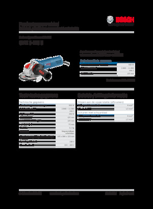 एंगल ग्राइंडर Bosch GWX 9-125 S