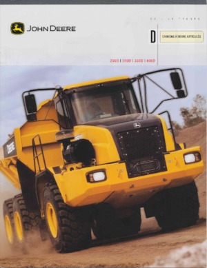 आर्टिकुलेटेड डंप ट्रक John Deere Construction 350D