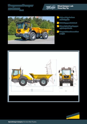 आर्टिकुलेटेड डंप ट्रक Bergmann 3012DSK Plus