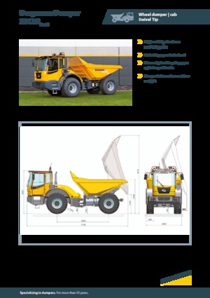 आर्टिकुलेटेड डंप ट्रक Bergmann 3012R Plus
