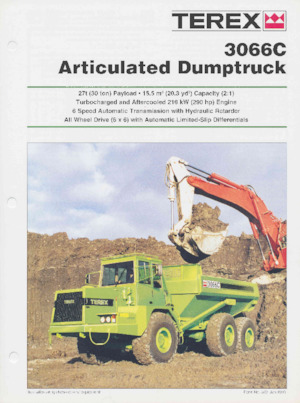 आर्टिकुलेटेड डंप ट्रक Terex 3066C