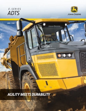 आर्टिकुलेटेड डंप ट्रक John Deere Construction 310E