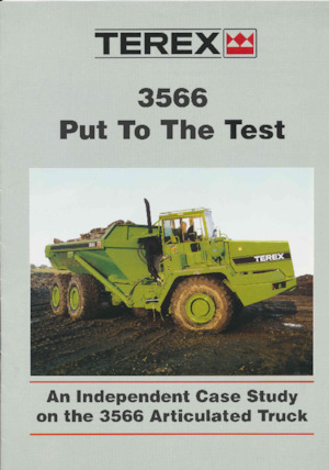 आर्टिकुलेटेड डंप ट्रक Terex 3566