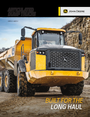 आर्टिकुलेटेड डंप ट्रक John Deere Construction 410E-II