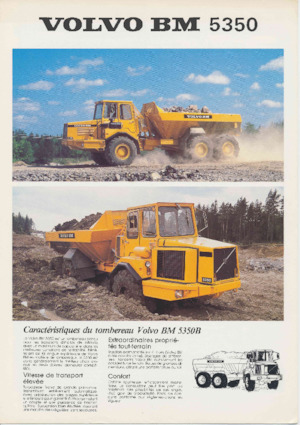 आर्टिकुलेटेड डंप ट्रक Volvo 5350