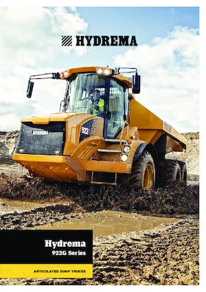 आर्टिकुलेटेड डंप ट्रक Hydrema 922G