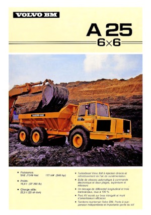 आर्टिकुलेटेड डंप ट्रक Volvo A 25 6x6