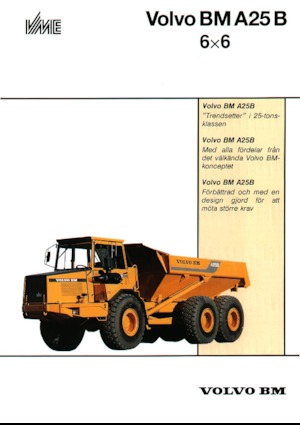 आर्टिकुलेटेड डंप ट्रक Volvo A 25 B 6x6