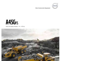 आर्टिकुलेटेड डंप ट्रक Volvo A45GFS