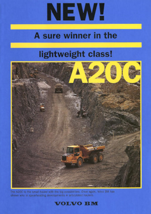 आर्टिकुलेटेड डंप ट्रक Volvo A20C