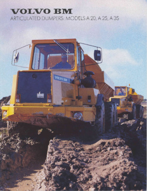 आर्टिकुलेटेड डंप ट्रक Volvo A25