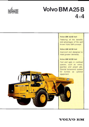आर्टिकुलेटेड डंप ट्रक Volvo A25B (4x4)
